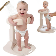 Baby Bath Stand for Babies 6 Months  Up, Foldable Baby Shower Stand for Infants