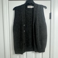 Vintage McGregor grey wool vest sz large