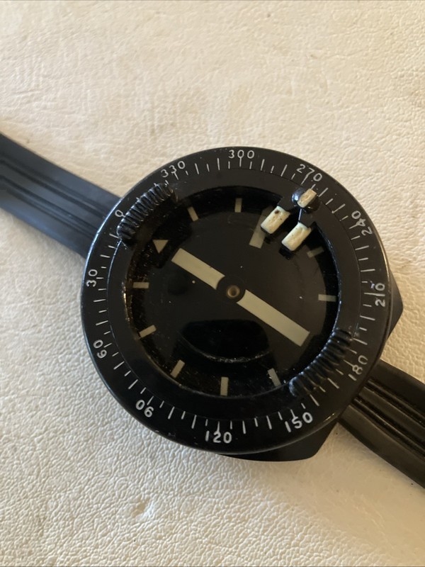 Ikelite Compass , Scuba diving with wrist strap Made In Finland