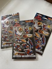 American Greetings Lot Of Spiderman Puffy Stickers 3 Packs