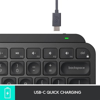 Logitech(Logicool) MX KEYS US配列 ワイヤレス Logitech MX Keys for Mac - Wireless Illuminated Keyboard
