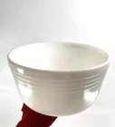 VTG PYREX Hamilton Beach Ribbed Large White #16 Mixing Bowl Racine Wisconsin USA