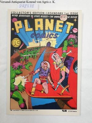 Planet Comics No.1 Collector´s edition: Legendary First Issue July 1984 weird ad