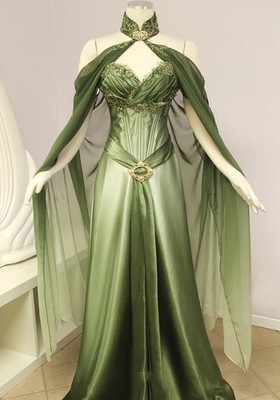 blue dress for baby girl Olive Green Mismatched Fashion Silk Satin Sheath with Slit Long Bridesmaid Dresses, CB0307 Custom Size(Leaving A note) / As Pic / B main image 0