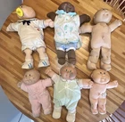 Lot of 6 Cabbage Patch Kids Dolls 1980s/90s Need TLC Boys/Girls Vintage Clothing