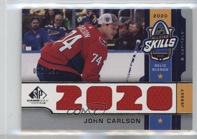 2020-21 SP Game Used Edition NHL All-Star Skills Relic Blends John Carlson 1u5y