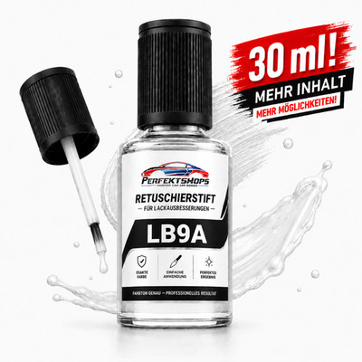 Lackstift LB9A Candyweiss 30ml VW SKODA Autolack Retuschierstift