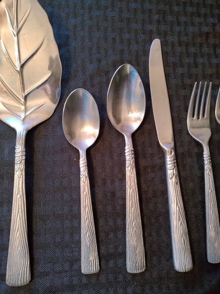 Cubiertos de madera natural Pfaltzgraff cubiertos individuales de repuesto - TÚ ELIGES Foto 3 de 4