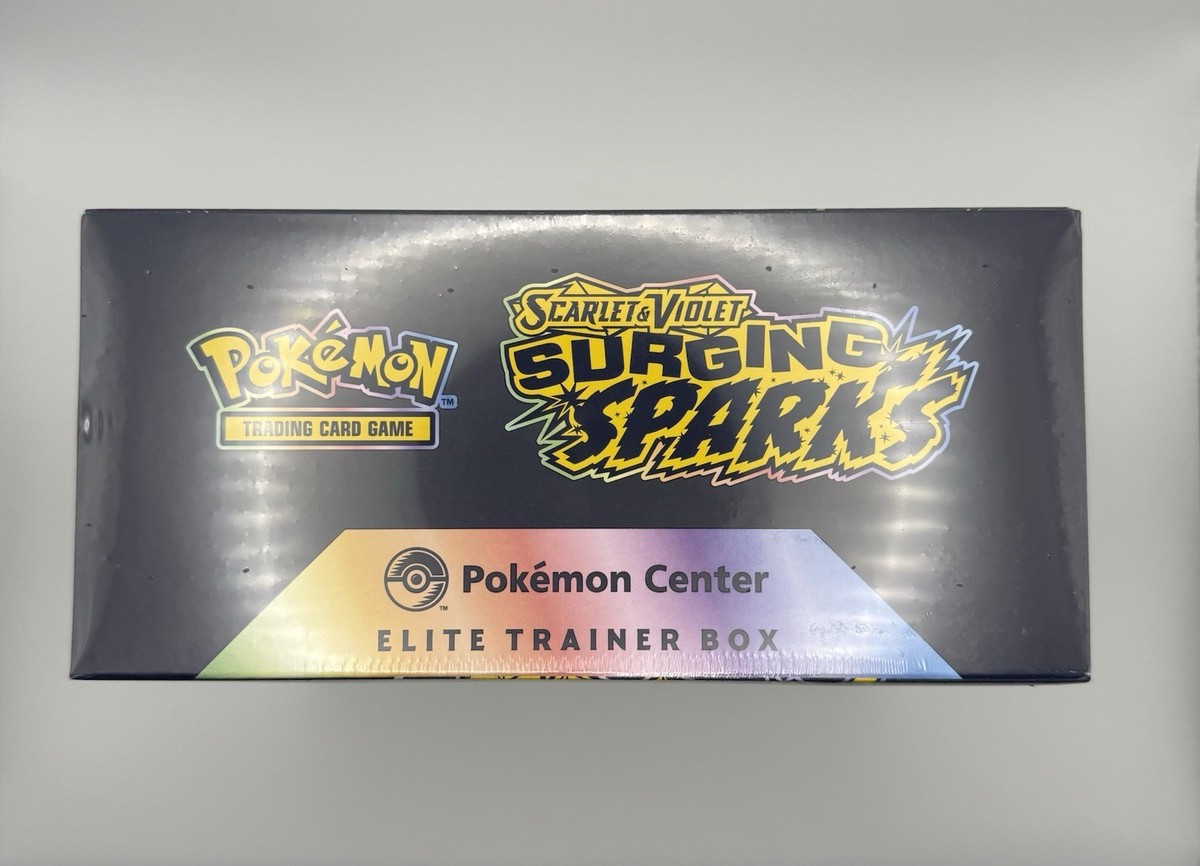Pokemon TCG - Surging Sparks Pokemon Center PC Elite Trainer Box