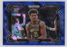 2024-25 Panini Prizm Draft Picks Blue Ice Variations /99 Yves Missi #54 5i3