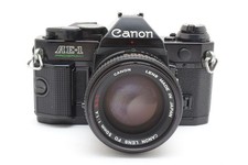 Canon AE-1 Program 35mm SLR Film Camera Black FD 50mm f/1.4 S.S.C SSC Lens