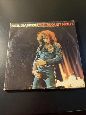 Neil Diamond ~ HOT AUGUST NIGHT ~ 1972 Double-LP A22