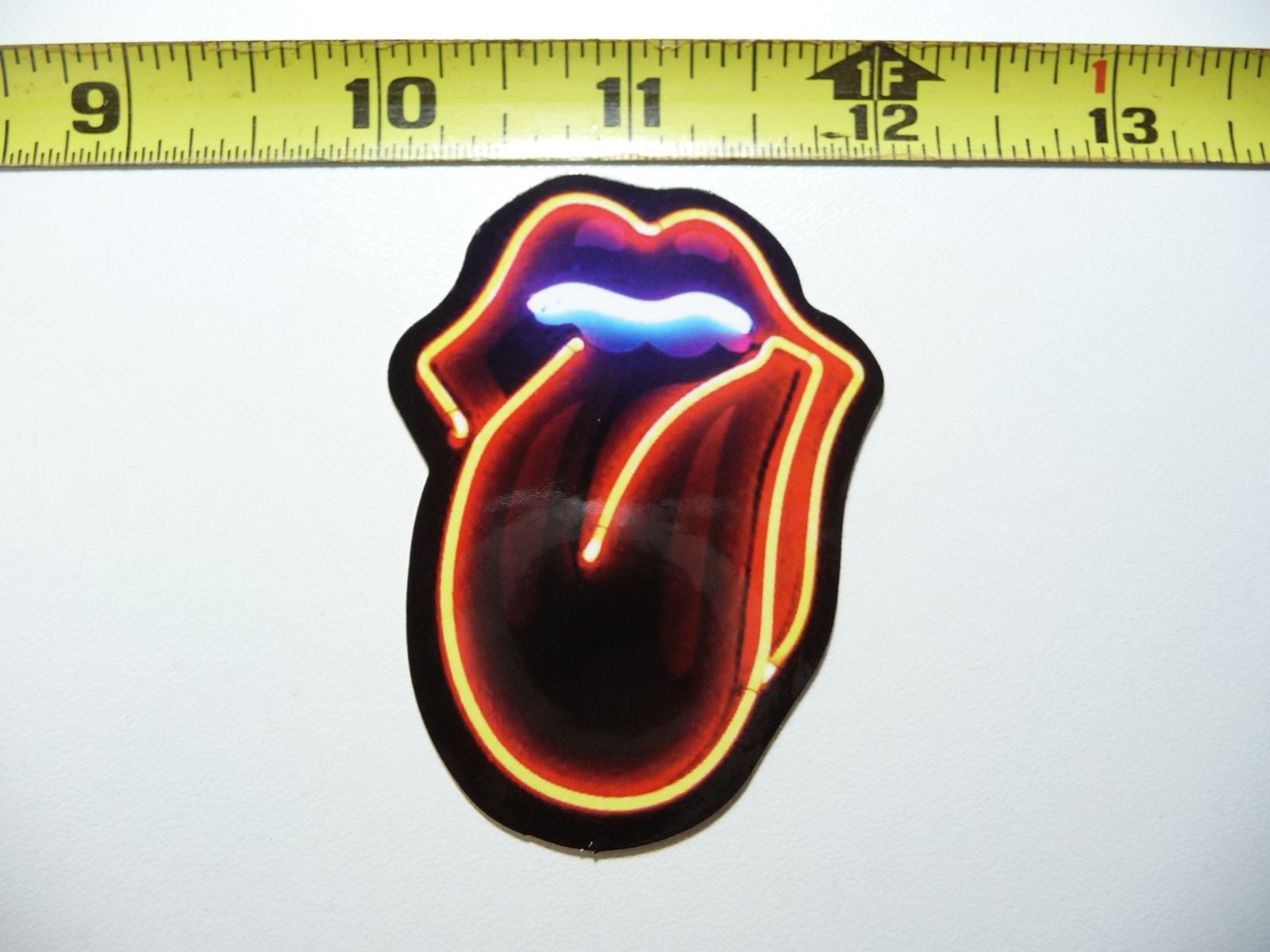 Funny Colorful Neon Tongue Sticker Decal for Celebrations