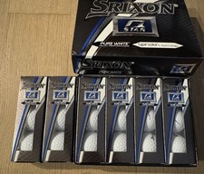 NEW Srixon Q Star Pure White Golf Balls - 18 Balls Total
