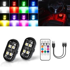 Wireless LED Strobe Lights Remote Control 8 Colors USB Rechargeable LED Lights