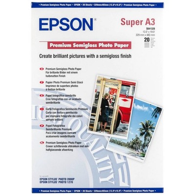 Epson Premium Semigloss Photo A 3+, 20 Blatt, 251 g S 041328 Druckerpapier