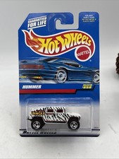 1998 Hot Wheels Jungle Zebra Stripes White Black Hummer Humvee 858 R236 1998 Hot Wheels Jungle Zebra Stripes White Black Hummer Humvee 858 R236