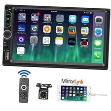 7inch Car Stereo Double Din Radio Touchscreen with Backup Camera Multimedia