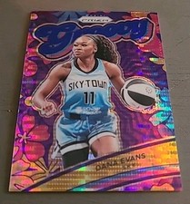 2024 Panini Prizm WNBA - Groovy Dana Evans #8 Blue Pulsar Prizm /199