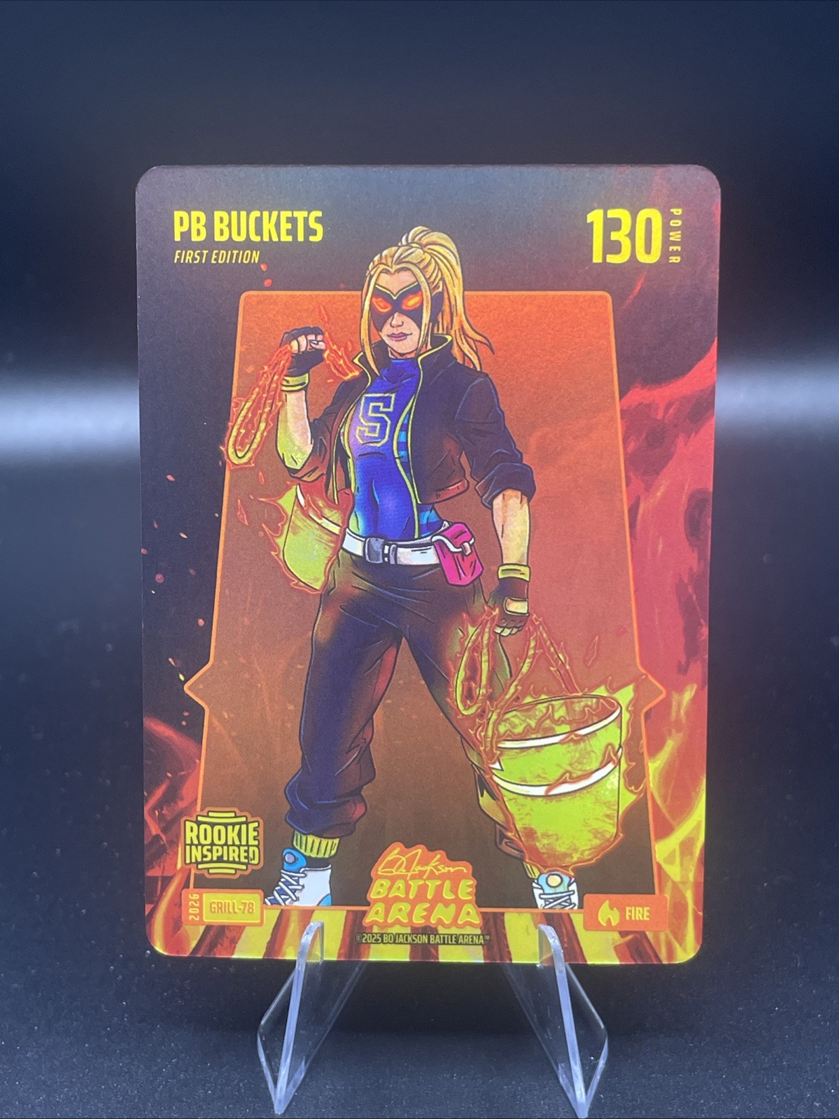 2026 Bo Jackson Battle Arena Grillin Paige Bueckers Rookie Inspired PB BUCKETS