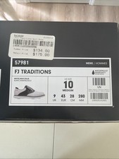 Footjoy Traditions Men s Golf Shoes White/Navy/Blue Size 10 NEW IN BOX