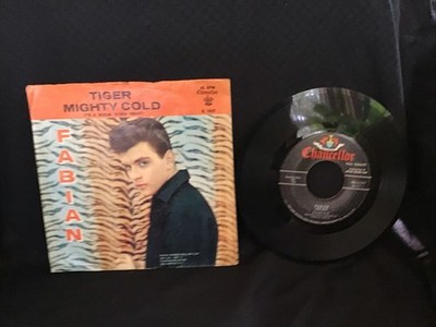 FABIAN 45 TIGER / MIGHTY COLD TO A WARM, WARM HEART Anthony Forte Ampar Records