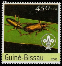 GUINEA BISSAU Mi 2630 - Insects of the World  (pc33645)