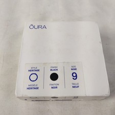 Oura Gen3 Ring Heritage Black size US9 - Charger ONLY