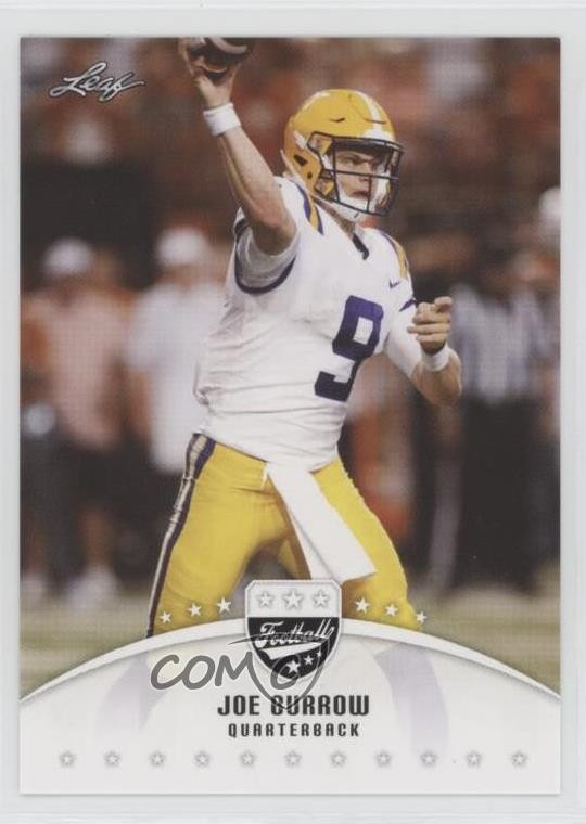 2020 Leaf Joe Burrow 2015 Leaf Style Joe Burrow #LF-01 Rookie RC 1c0s
