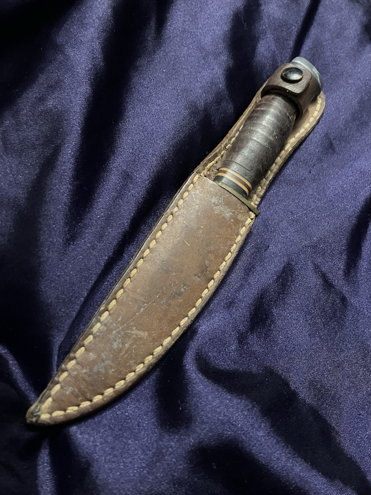 LL BEAN INC. Freeport ME Carbon Steel Fixed Blade Fillet Knife W 