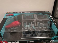 Burago 1:43 Formula 1 Deluxe Paddock Set McLaren Brand New In Box Lewis Hamilton
