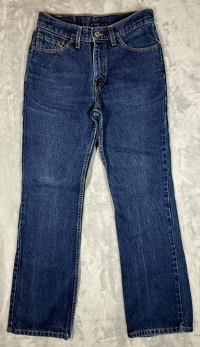 Vintage Levi's 517 Slim Fit Bootcut Jeans Junior 9M Y2K Flare Western Retro - Image 1