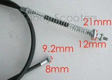 PEACE SPORTS DIABLO CHOPPER TPGS-402 408 50CC  REAR BRAKE CABLE (62")