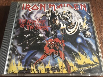 IRON MAIDEN “THE NUMBER OF THE BEAST” CD Import Japan CP32-5108