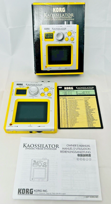 KORG KAOSSILATOR KO-1 yellow Dynamic Phrase Synthesizer from japan 