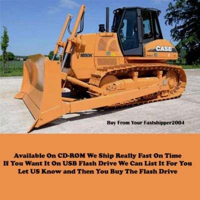 CASE 1850K Tier 2 CRAWLER DOZER BULLDOZER OPERATORS MANUAL CD-ROM