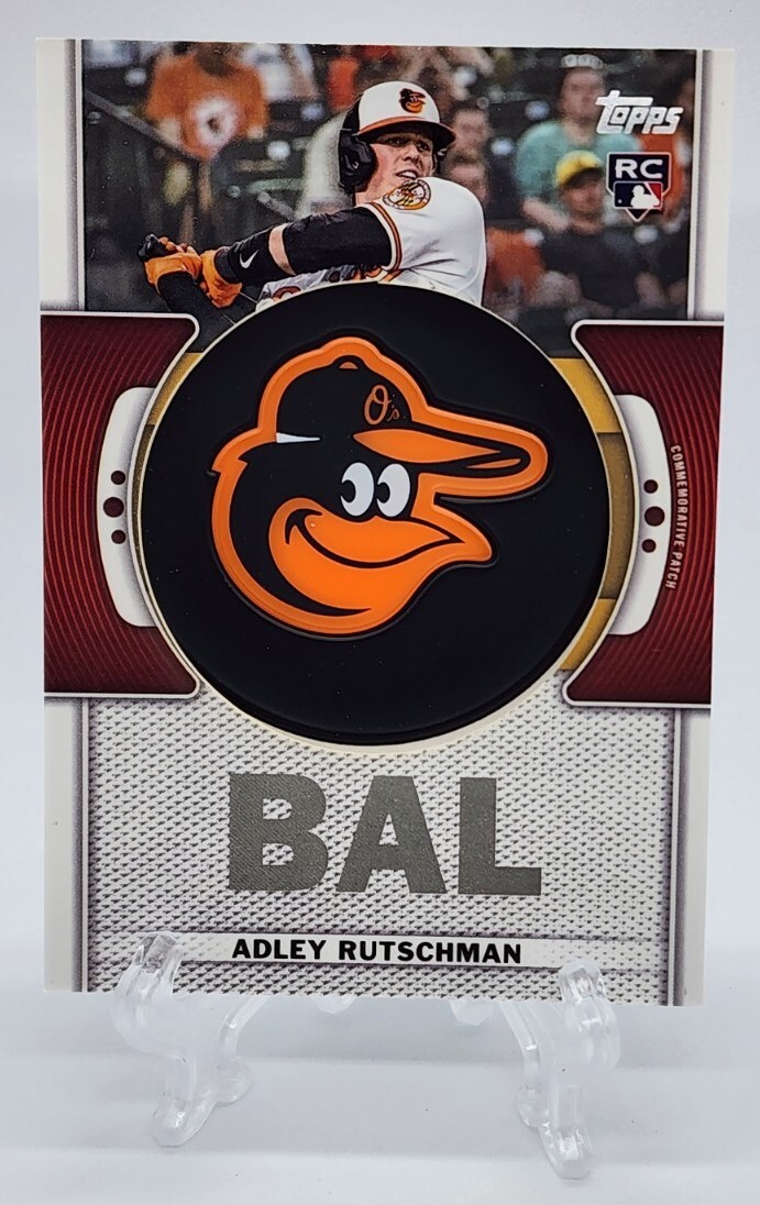 2023 Topps Series 1 Adley Rutschman Commemorative Team Logo
