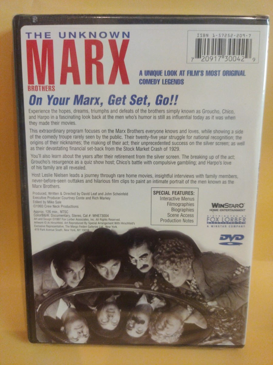 The Unknown Marx Brothers (DVD, 1998) 720917300429| eBay