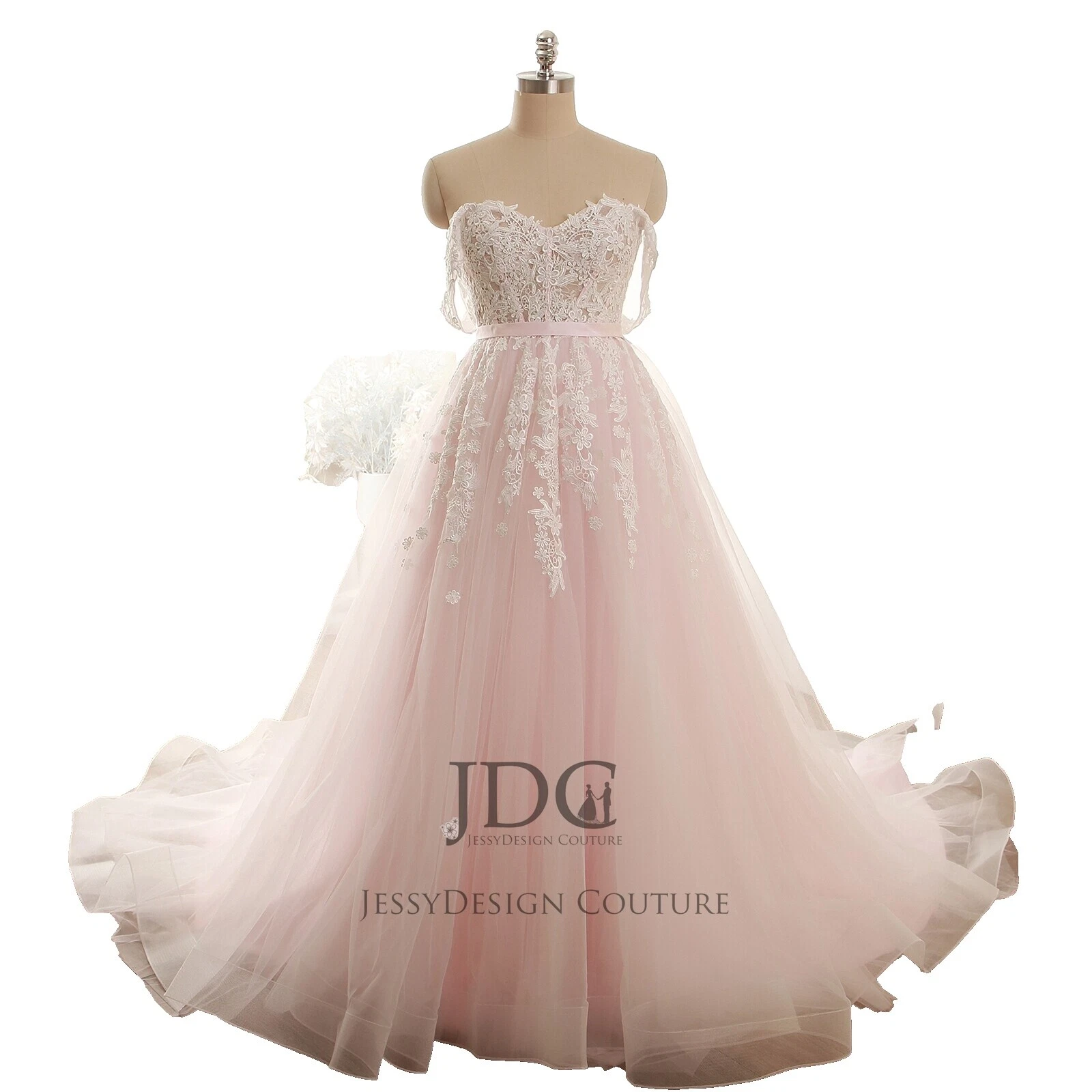 Cristal/Diamante Corsé a-Line vestidos de novia