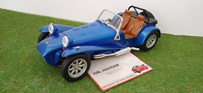 LOTUS CATERHAM SUPER 7 SEVEN 1957-1973 Open Convertible Op Metal Blue 1/18 Anson