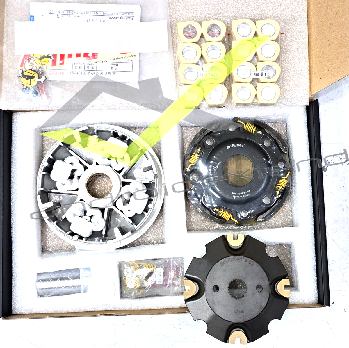 Embrayage CVT DR.PULLEY Pour SYM MAXSYM 600i - Référence HiT304870 - Neuf