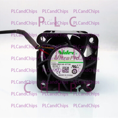 Ventilateur De Refroidissement Nidec 40x40x28 Mm 12V 0.55A - 3 Broches, Noir, Pour PC Ou électronique