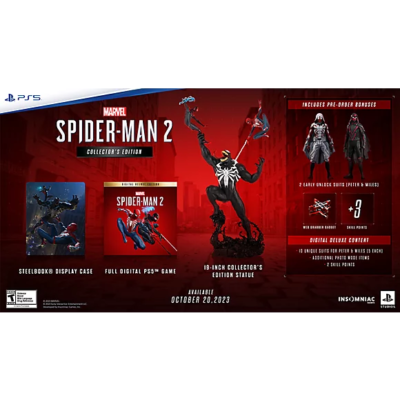 Spider-Man 2 コレクターズエディション フィギュア Marvel's Spider-Man 2 - PS5 (Collector's Edition) for sale online