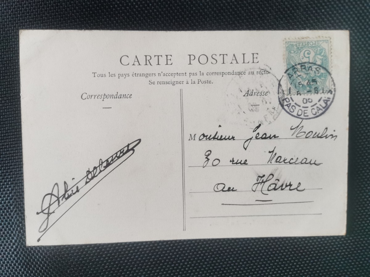 Carte Postale Ancienne - Arras - La Gare (réf 283160)