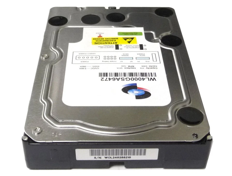 WL 4TB 64MB Cache 7200RPM SATA 6.0G/bs 3.5" Internal Hard Drive PC, NAS, CCTV - Image 4 of 4