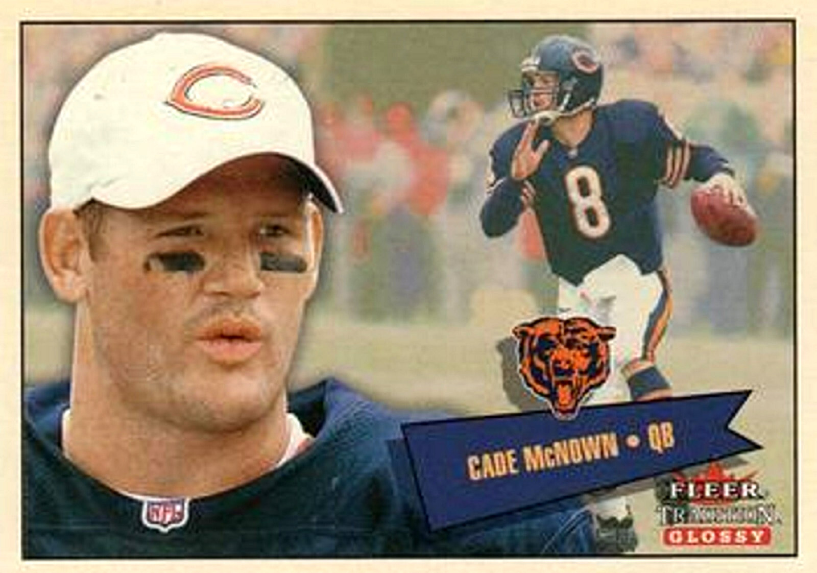 2001 Fleer Tradition Glossy #274 Cade McNown Chicago Bears