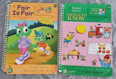 📙📖 Leap Frog Leap Pad Books: Fair Is Fair/ Things to Know: Leap