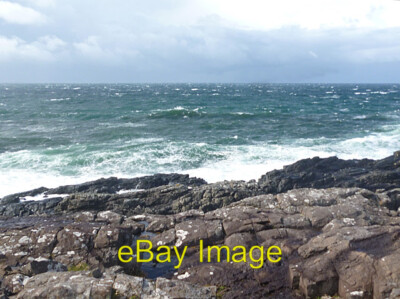 Photo 6x4 White Horses Portuairk No still image can possibly give the ful c2013