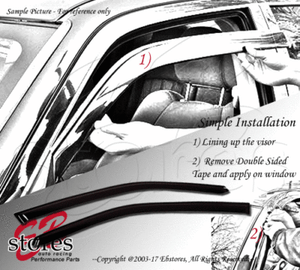 Rain-Guards-Visor-2pcs-Pontiac-Sunfire-1995-2001-2002-2003-2004-2005-2005