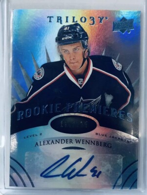 2014-15 Matthew Wennberg Rookie Premieres True RC Auto Trilogy Upper Deck 14/15